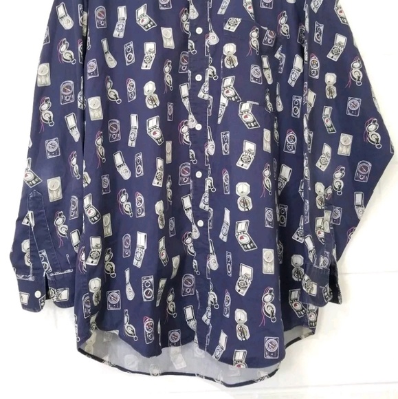 VTG Chaps Ralph Lauren Button Down Shirt Sz Large - Picture 4 of 4